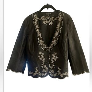 Jones New York 100% Leather Jacket